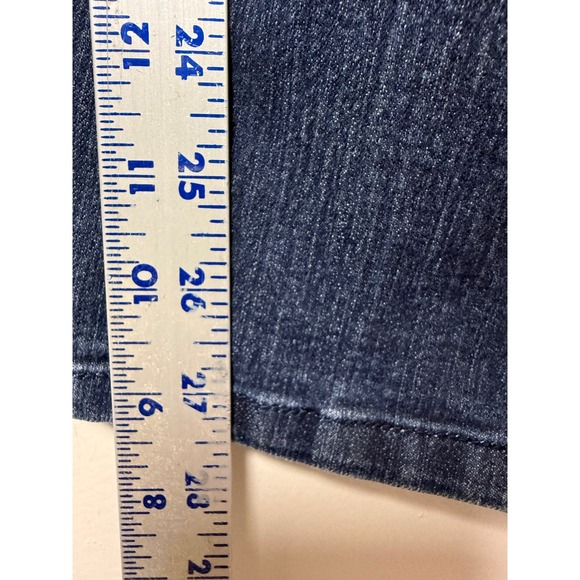 NYDJ Womens‎ Bootcut Jeans Dark Wash Size 0P Y2K - Picture 4 of 8